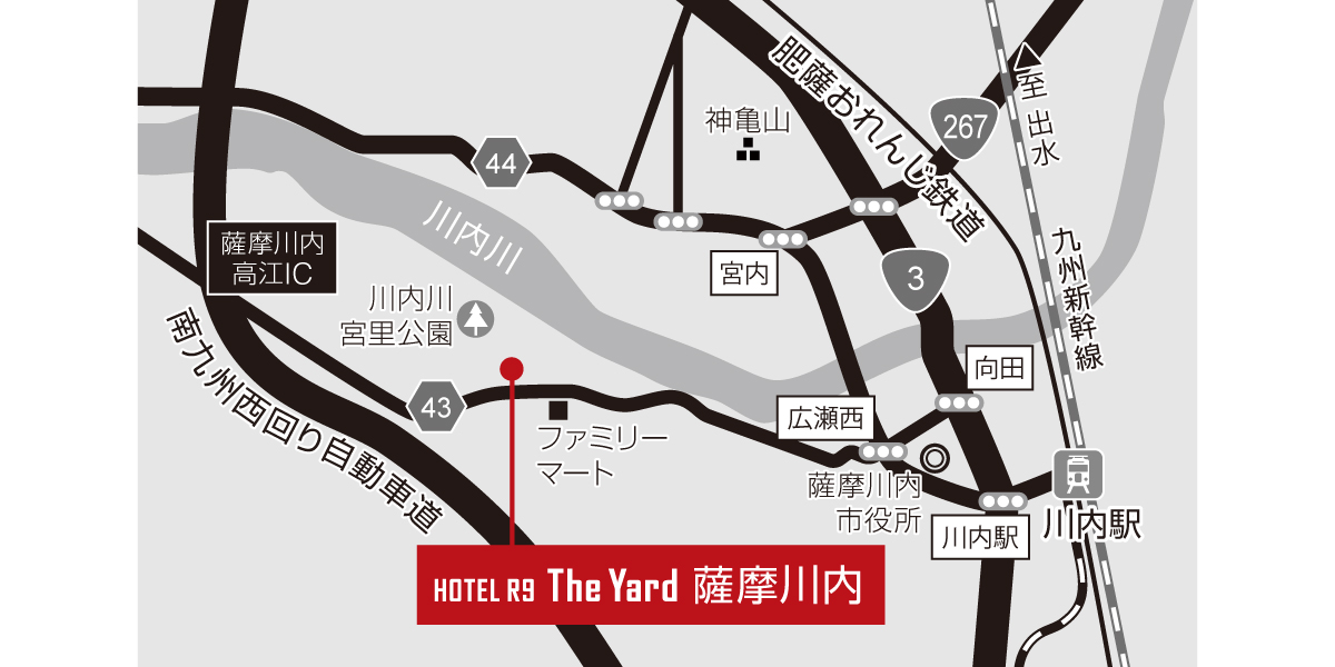 ホテル周辺地図